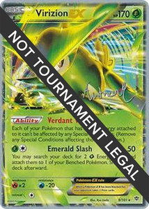 Virizion EX - 2014 (Andrew Estrada) - World Championship Decks (WCD) #9/101 - Ultra Rare Pokémon Trading Card