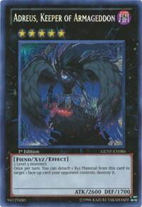 Adreus, Keeper of Armageddon - Generation Force (GENF) #GENF-EN086 - Secret Rare YuGiOh Trading Card