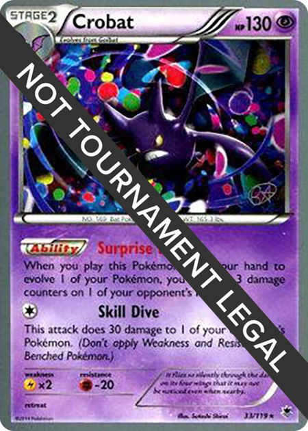 Crobat - 2015 (Rowan Stavenow) trading card from World Championship Decks Crobat - 2015 (Rowan Stavenow) - World Championship Decks Pokémon trading card