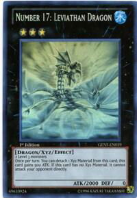 Number 17: Leviathan Dragon (Ghost Rare) - Generation Force (GENF) #GENF-EN039 - Ghost Rare YuGiOh Trading Card