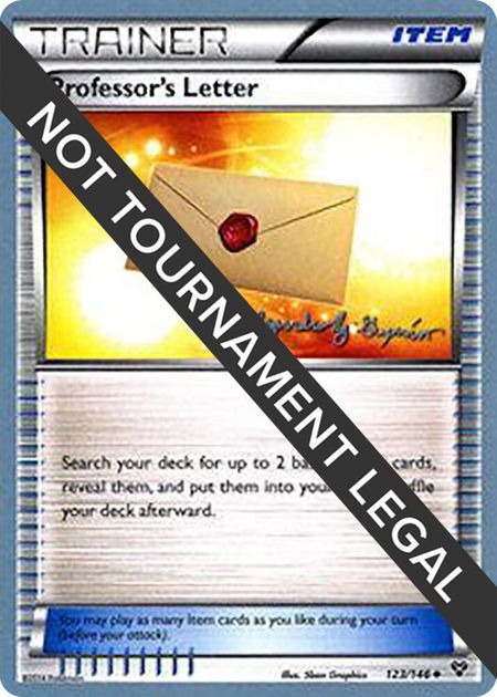 Professor's Letter - 2015 (Alejandro Ng-Guzman) - World Championship Decks Pokémon trading card