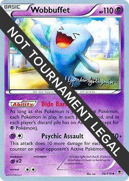 Wobbuffet - 2015 (Alejandro Ng-Guzman) - World Championship Decks Pokémon trading card