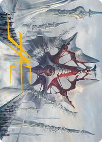 Mondrak, Glory Dominus Art Card (Gold-Stamped Signature) - Art Series: Phyrexia: All Will Be One (ASONE) #5 - Special Magic: The Gathering Trading Card