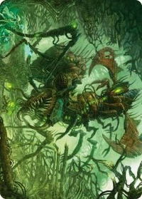 Skyscythe Engulfer Art Card - Art Series: Phyrexia: All Will Be One (ASONE) #42 - Special Magic: The Gathering Trading Card