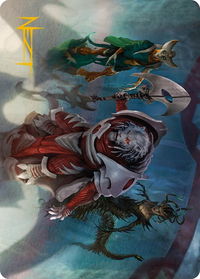 Norn's Decree Art Card (Gold-Stamped Signature) - Art Series: Phyrexia: All Will Be One (ASONE) #6 - Special Magic: The Gathering Trading Card