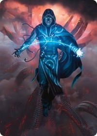 Jace, the Perfected Mind Art Card (15/81) - Art Series: Phyrexia: All Will Be One (ASONE) #15 - Special Magic: The Gathering Trading Card