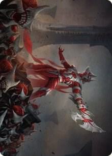 Mite Overseer Art Card trading card from Art Series: Phyrexia: All Will Be One Mite Overseer Art Card - Art Series: Phyrexia: All Will Be One Magic: The Gathering trading card