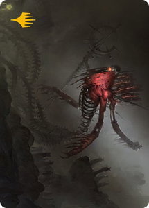 Drivnod, Carnage Dominus Art Card (Gold-Stamped Signature) - Art Series: Phyrexia: All Will Be One (ASONE) #20 - Special Magic: The Gathering Trading Card