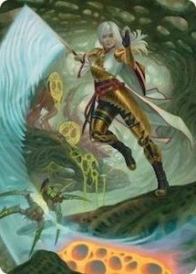 The Eternal Wanderer Art Card - Art Series: Phyrexia: All Will Be One (ASONE) #3 - Special Magic: The Gathering Trading Card