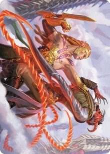 Tyvar's Stand Art Card - Art Series: Phyrexia: All Will Be One Magic: The Gathering trading card