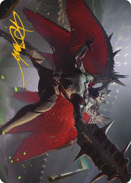 Phyrexian Vindicator Art Card (7/81) (Gold-Stamped Signature) trading card from Art Series: Phyrexia: All Will Be One Phyrexian Vindicator Art Card (7/81) (Gold-Stamped Signature) - Art Series: Phyrexia: All Will Be One Magic: The Gathering trading card