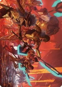 Roar of Resistance Art Card - Art Series: Phyrexia: All Will Be One (ASONE) #34 - Special Magic: The Gathering Trading Card