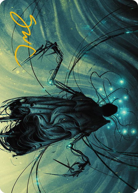 Ichor Synthesizer Art Card (Gold-Stamped Signature) trading card from Art Series: Phyrexia: All Will Be One Ichor Synthesizer Art Card (Gold-Stamped Signature) - Art Series: Phyrexia: All Will Be One Magic: The Gathering trading card