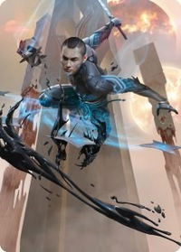 Kaito, Dancing Shadow Art Card (48/81) - Art Series: Phyrexia: All Will Be One (ASONE) #48 - Special Magic: The Gathering Trading Card