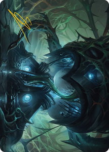 Expand the Sphere Art Card (Gold-Stamped Signature) - Art Series: Phyrexia: All Will Be One (ASONE) #38 - Special Magic: The Gathering Trading Card