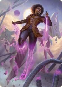 Kaya, Intangible Slayer Art Card trading card from Art Series: Phyrexia: All Will Be One Kaya, Intangible Slayer Art Card - Art Series: Phyrexia: All Will Be One Magic: The Gathering trading card