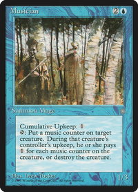 Musician - Ice Age (ICE) #85 - Rare Magic: The Gathering Trading Card