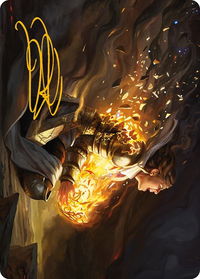 Vanish into Eternity Art Card (Gold-Stamped Signature) - Art Series: Phyrexia: All Will Be One (ASONE) #10 - Special Magic: The Gathering Trading Card