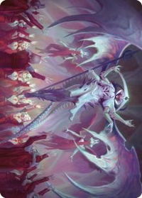 Atraxa, Grand Unifier Art Card (45/81) - Art Series: Phyrexia: All Will Be One (ASONE) #45 - Special Magic: The Gathering Trading Card