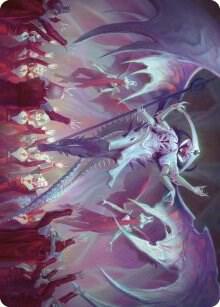 Atraxa, Grand Unifier Art Card (45/81) - Art Series: Phyrexia: All Will Be One Magic: The Gathering trading card