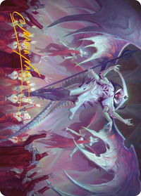 Atraxa, Grand Unifier Art Card (45/81) (Gold-Stamped Signature) - Art Series: Phyrexia: All Will Be One (ASONE) #45 - Special Magic: The Gathering Trading Card