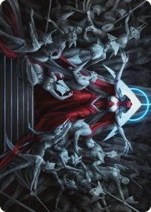 Elesh Norn, Mother of Machines Art Card (2/81) - Art Series: Phyrexia: All Will Be One (ASONE) #2 - Special Magic: The Gathering Trading Card