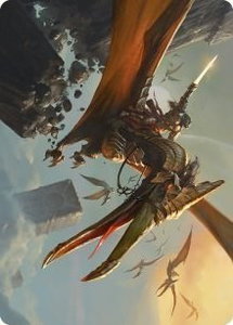 Skyhunter Strike Force Art Card - Art Series: Phyrexia: All Will Be One (ASONE) #9 - Special Magic: The Gathering Trading Card