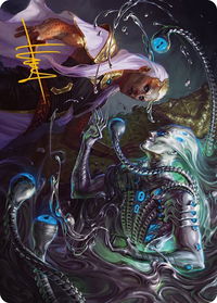 Mirage Mockery Art Card (Gold-Stamped Signature) - Art Series: Phyrexia: All Will Be One (ASONE) #17 - Special Magic: The Gathering Trading Card