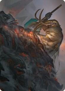 Against All Odds Art Card trading card from Art Series: Phyrexia: All Will Be One Against All Odds Art Card - Art Series: Phyrexia: All Will Be One Magic: The Gathering trading card