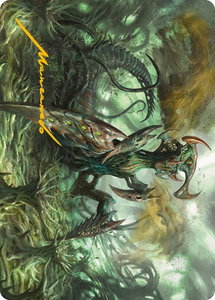 Zopandrel, Hunger Dominus Art Card (Gold-Stamped Signature) - Art Series: Phyrexia: All Will Be One (ASONE) #44 - Special Magic: The Gathering Trading Card
