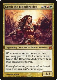 Kresh the Bloodbraided - From the Vault: Legends (V11) #5 - Promo Magic: The Gathering Trading Card