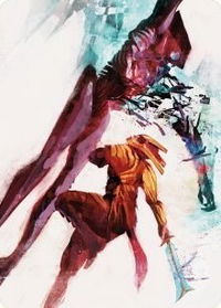 Hexgold Slash Art Card - Art Series: Phyrexia: All Will Be One (ASONE) #30 - Special Magic: The Gathering Trading Card