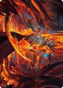 Free From Flesh Art Card - Art Series: Phyrexia: All Will Be One Magic: The Gathering trading card