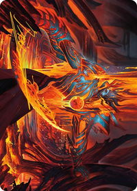 Free From Flesh Art Card (Gold-Stamped Signature) - Art Series: Phyrexia: All Will Be One (ASONE) #27 - Special Magic: The Gathering Trading Card