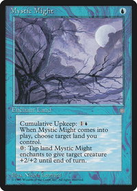 Mystic Might - Ice Age (ICE) #86 - Rare Magic: The Gathering Trading Card