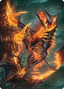 Kuldotha Cackler Art Card - Art Series: Phyrexia: All Will Be One (ASONE) #32 - Special Magic: The Gathering Trading Card