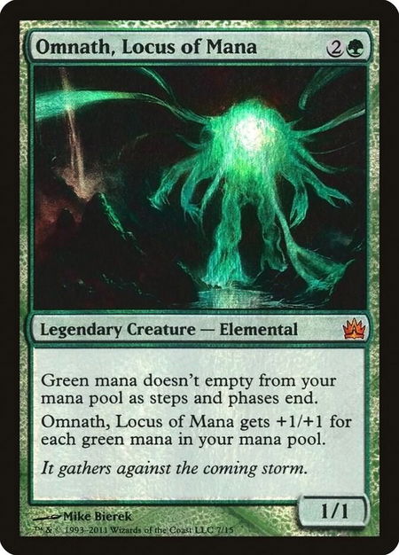 Omnath, Locus of Mana - From the Vault: Legends Magic: The Gathering trading card