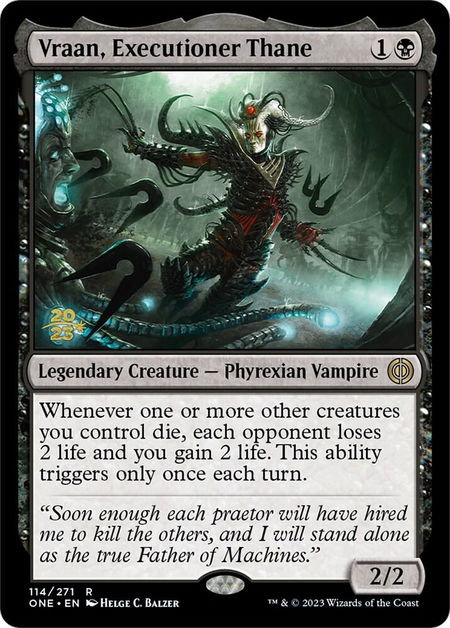 Vraan, Executioner Thane - Prerelease Cards Magic: The Gathering trading card
