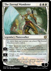 The Eternal Wanderer - Promo Pack: Phyrexia: All Will Be One (PPONE) #11p - Rare Magic: The Gathering Trading Card