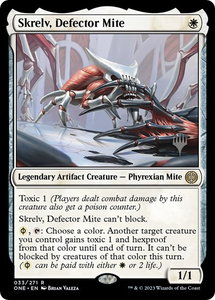 Skrelv, Defector Mite - Promo Pack: Phyrexia: All Will Be One (PPONE) #33p - Rare Magic: The Gathering Trading Card