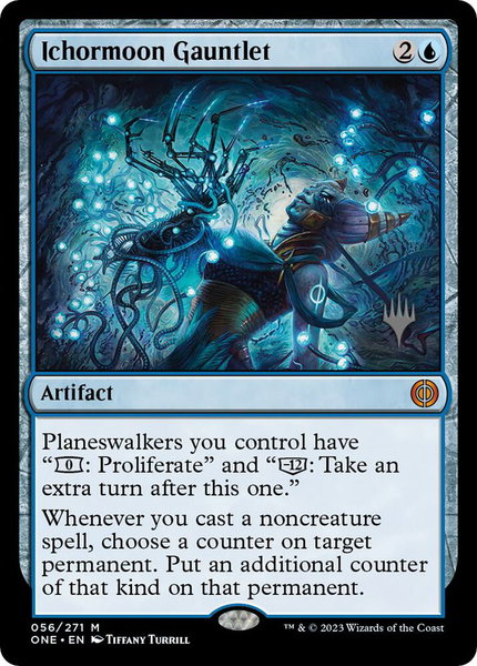 Ichormoon Gauntlet trading card from Promo Pack: Phyrexia: All Will Be One Ichormoon Gauntlet - Promo Pack: Phyrexia: All Will Be One Magic: The Gathering trading card