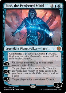 Jace, the Perfected Mind - Promo Pack: Phyrexia: All Will Be One (PPONE) #57p - Mythic Rare Magic: The Gathering Trading Card