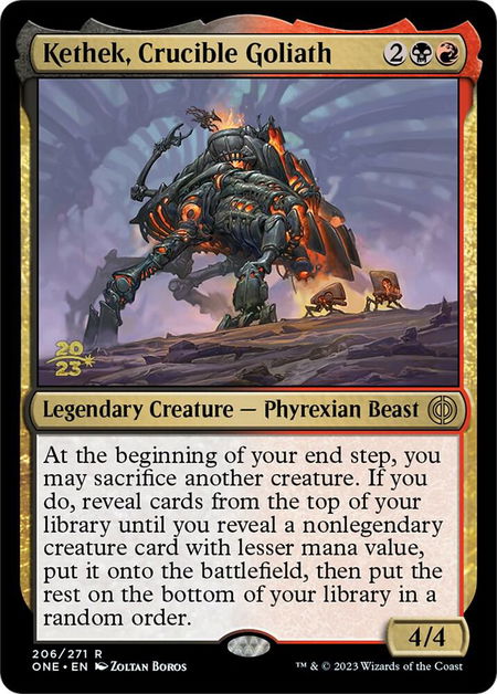 Kethek, Crucible Goliath - Prerelease Cards Magic: The Gathering trading card
