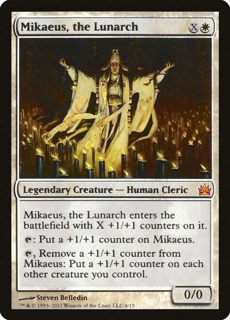 Mikaeus, the Lunarch - From the Vault: Legends Magic: The Gathering trading card