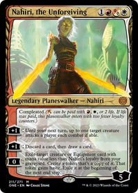 Nahiri, the Unforgiving - Promo Pack: Phyrexia: All Will Be One (PPONE) #211p - Mythic Magic: The Gathering Trading Card