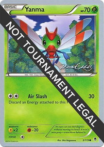 Yanma - 2016 (Jesper Eriksen) - World Championship Decks (WCD) #3/119 - Common Pokémon Trading Card
