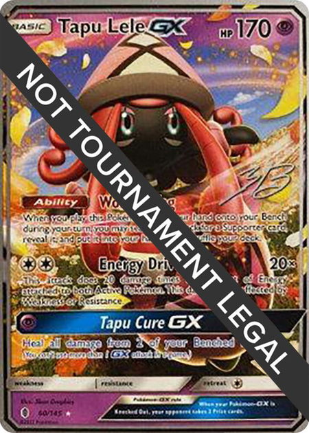 Tapu Lele GX - 2017 (Zachary Bokhari) - World Championship Decks Pokémon trading card
