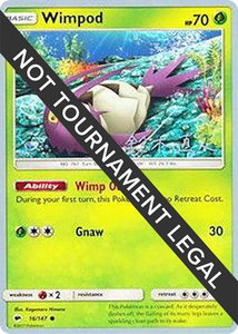 Wimpod - 2017 (Naoko Suzuki) - World Championship Decks (WCD) #16/147 - Common Pokémon Trading Card