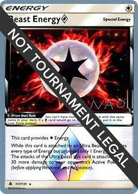 Beast Energy Prism Star - 2018 (Naohito Inoue) - World Championship Decks Pokémon trading card