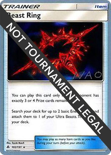 Beast Ring - 2018 (Naohito Inoue) - World Championship Decks Pokémon trading card